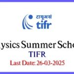 TIFR Summer School 2025